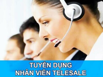 Tuyển nhân viên bán hàng qua điện thoại.