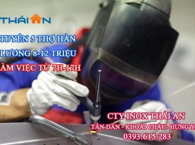 Tuyển công nhân hàn