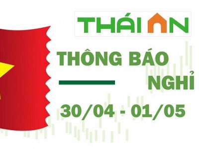 Thông báo nghỉ lễ 30/4 và 1/5 của Inox Thái An.