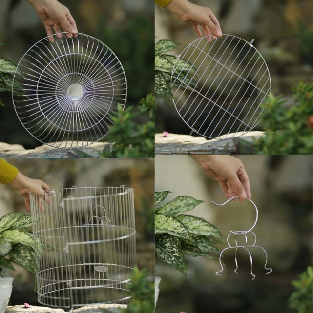 Lồng chim inox Lắp ghép
